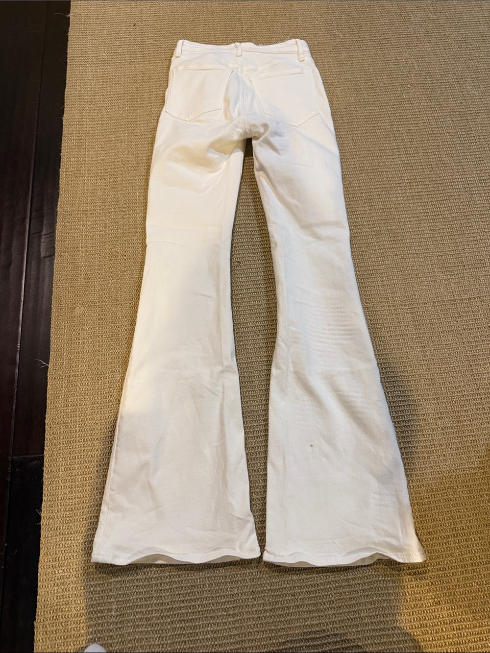 rag & bone White High-Rise Flare Jeans - Picture 3 of 4